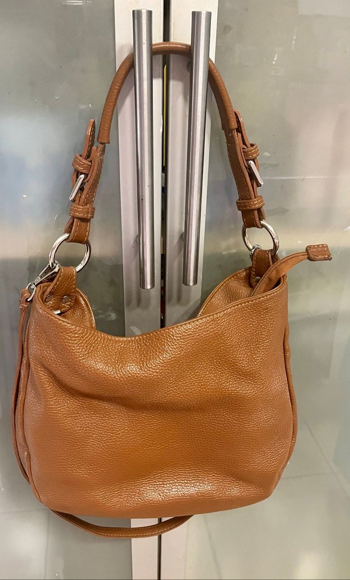 Sac bandoulière camel