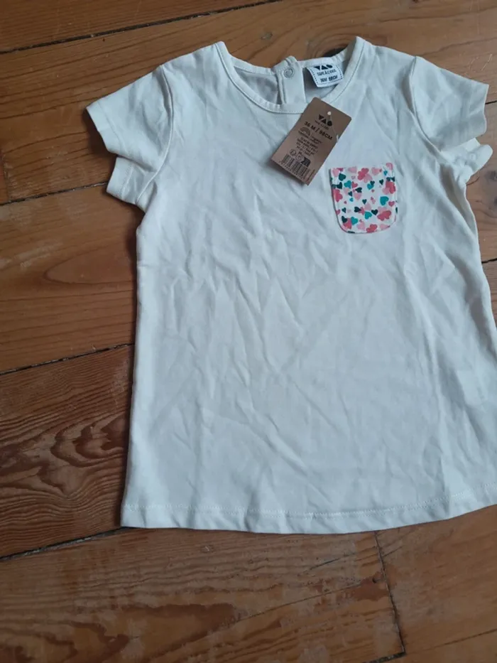 Tee shirt mc neuf 36 mois 98 cm - photo numéro 6