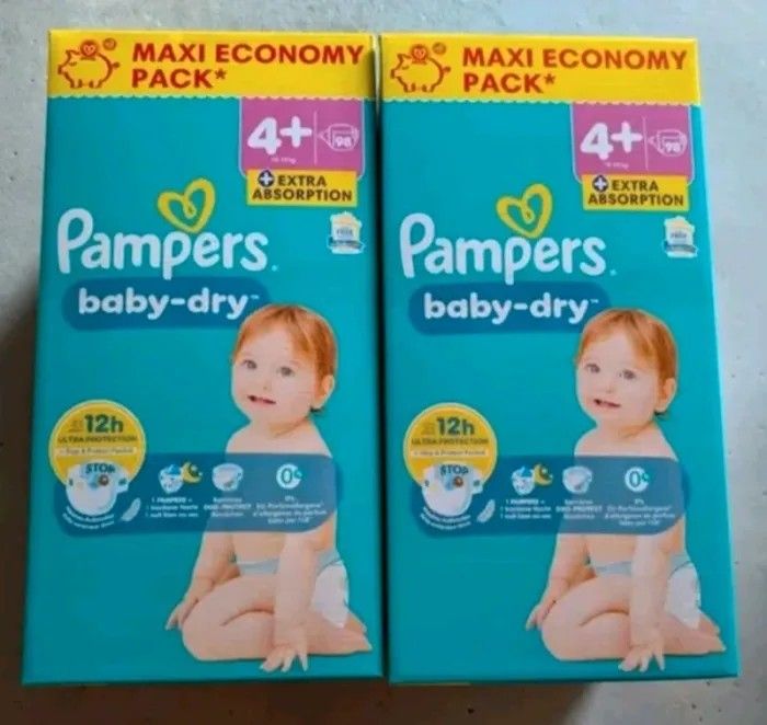 Pampers taille 4 + 2 pack 10/15kg
