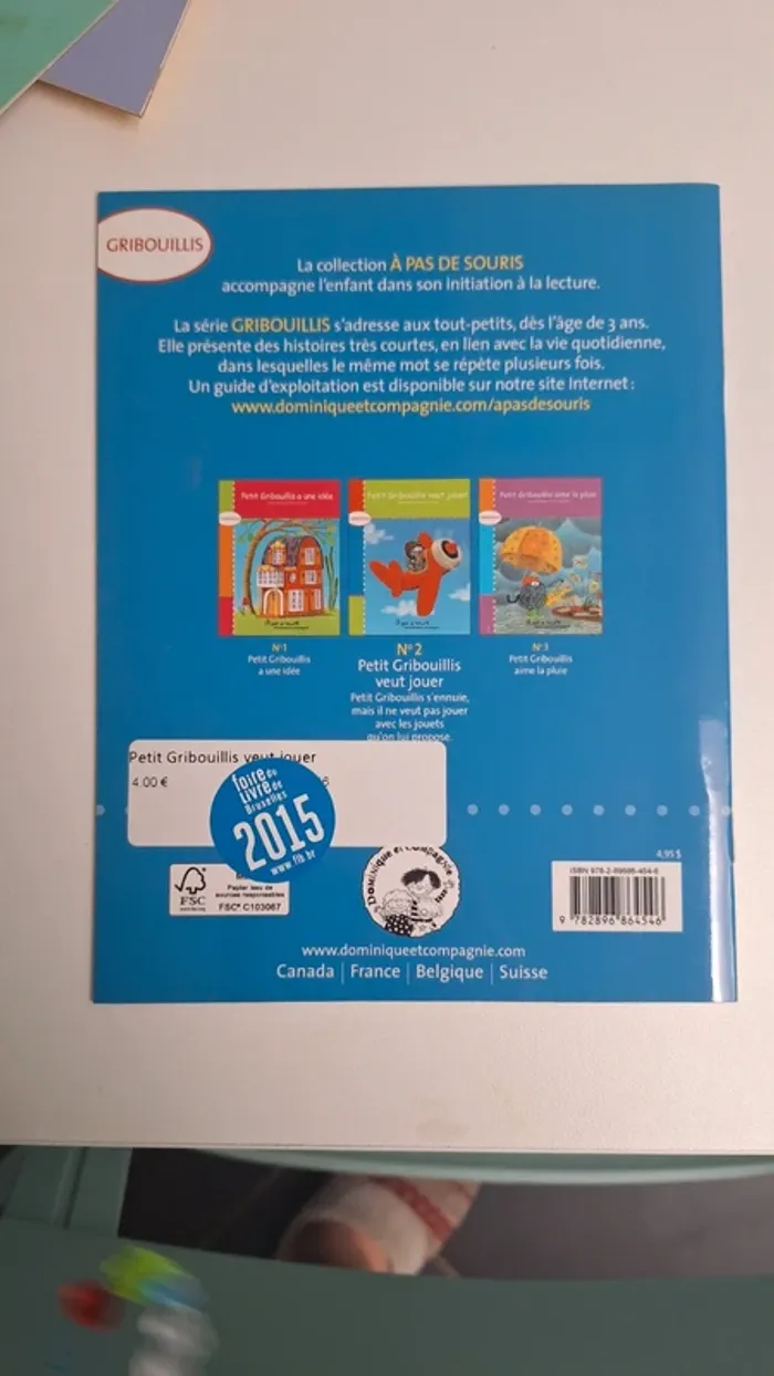 Livre pour enfant petit gribouillis veut jouer - photo numéro 2