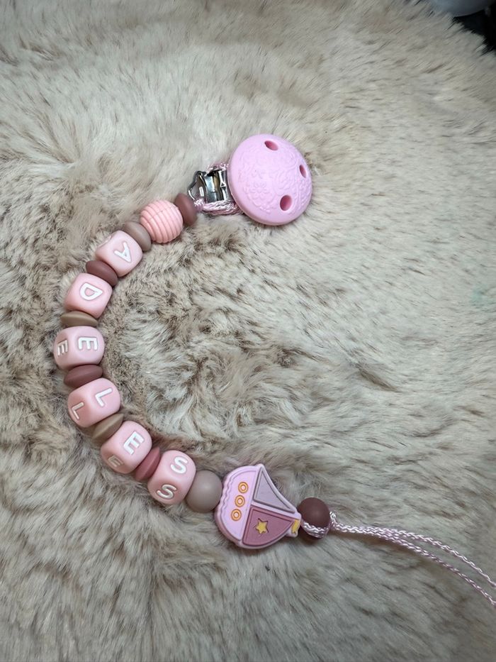 Attache tétine thème mer