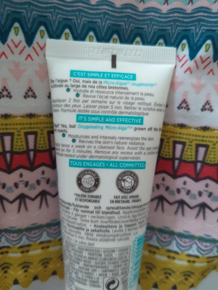 Le Masque Hydratant Oxygénant Pure Algue - photo numéro 2