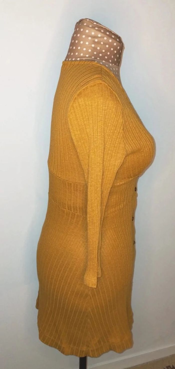 Robe Pull and Bear marron, femme, taille 2 - photo numéro 6