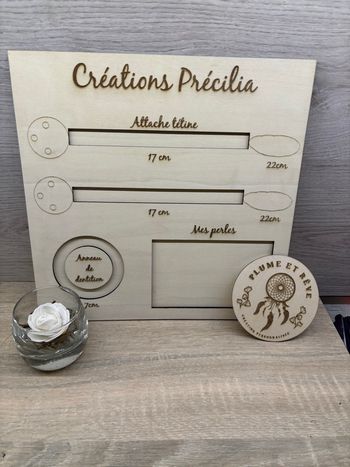 Gabarit attache tétine