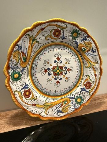 Assiette artisanale