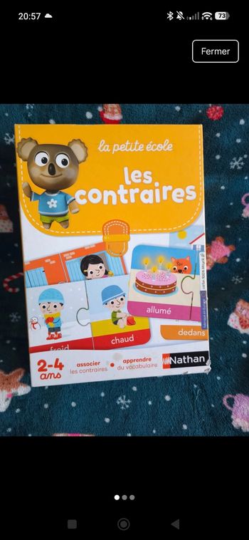 Jeu de contraires