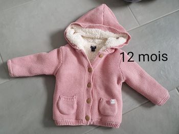 Veste chaude kiabi 12 mois 1 an neuve