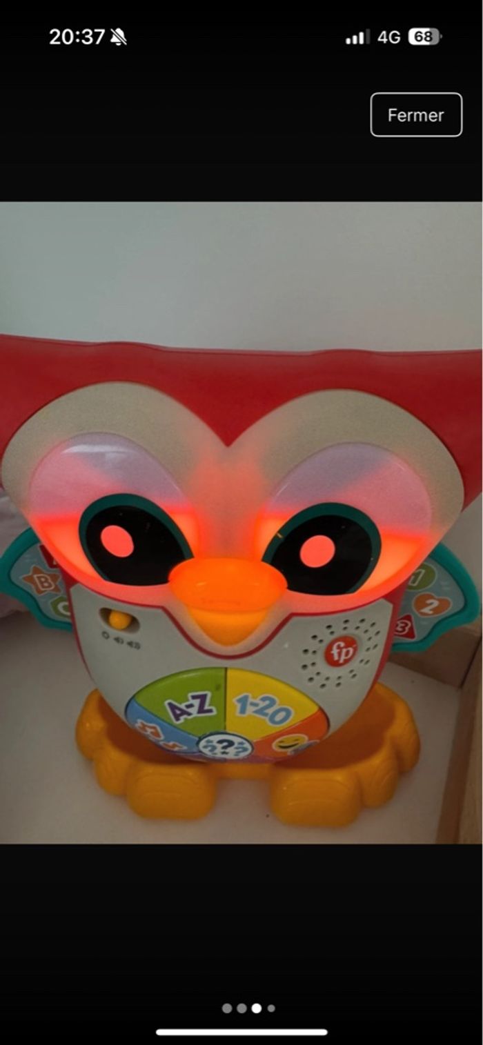 Jeux d'eveil Hibou - photo numéro 3