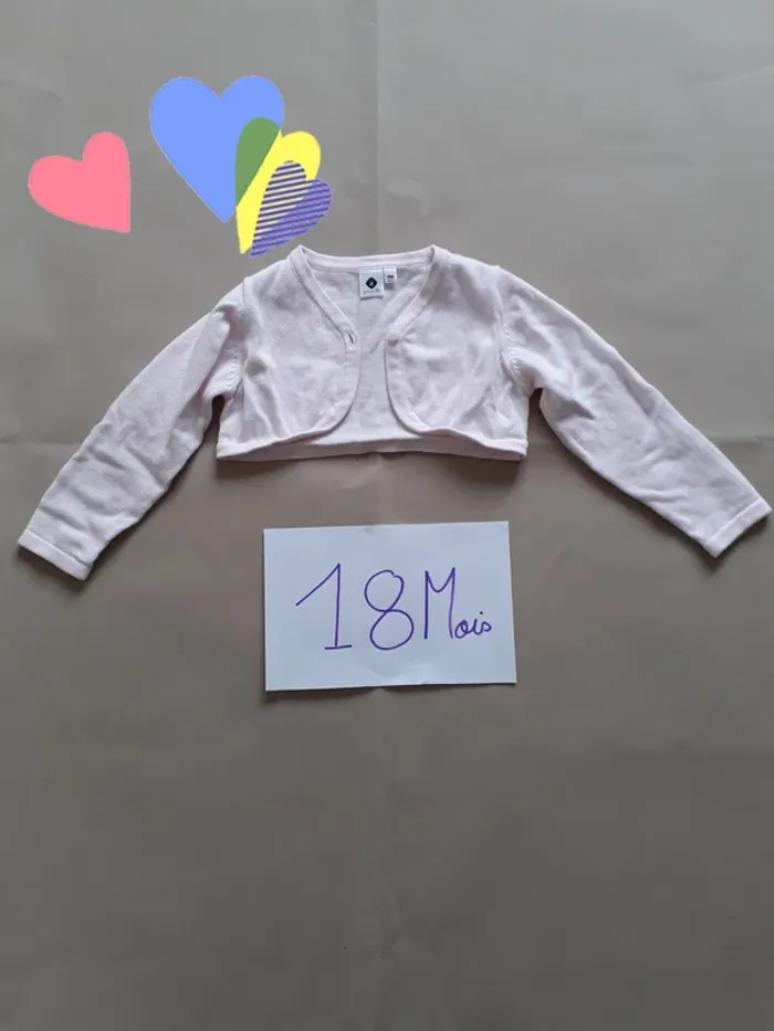 Gilet court / Boléro 18 Mois