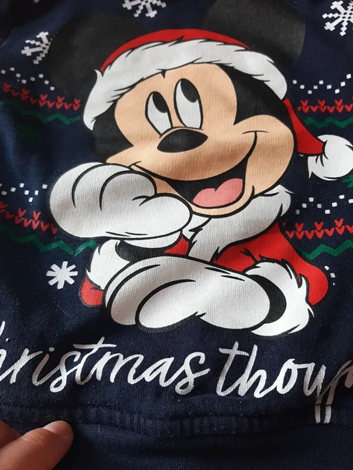 Pull de Noël mickey 3 ans - photo numéro 4