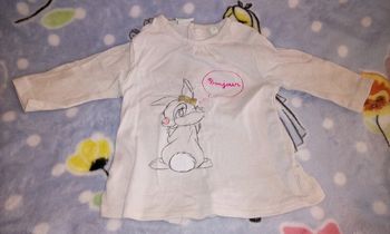 T-shirt disney miss bunny 3 mois