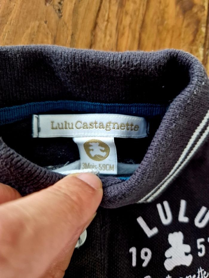 Polo manches longues Lulu castagnette - photo numéro 3