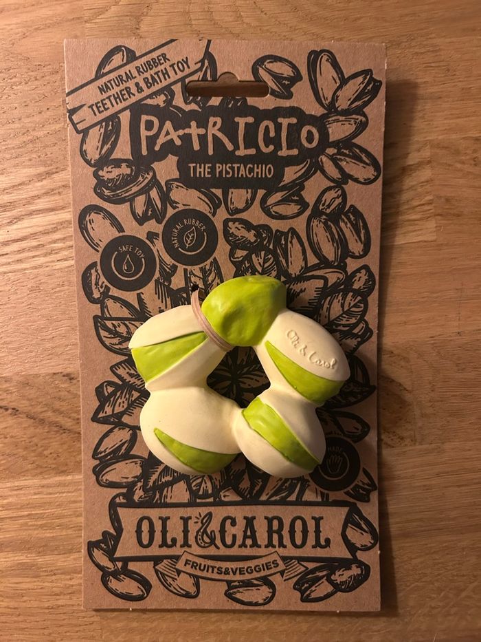 Anneau de dentition  - Patricio la pistache - Oli & Carol