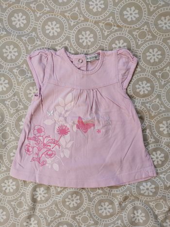 Tunique rose 18 mois