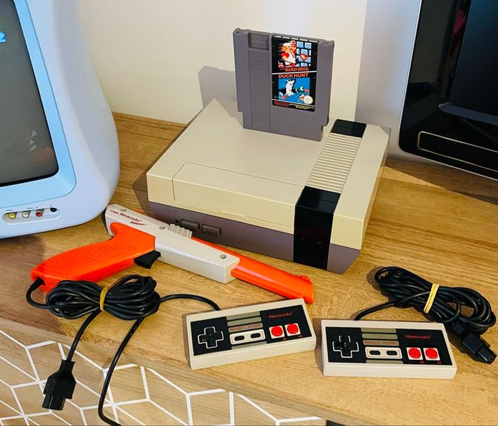 Nintendo NES pack set action super Mario bros & Duck hunt - photo numéro 2