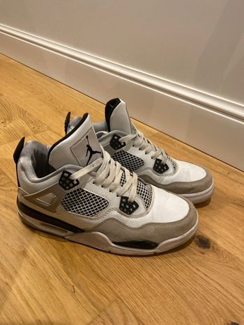 Air Jordan 4 Retro White black – Taille 45