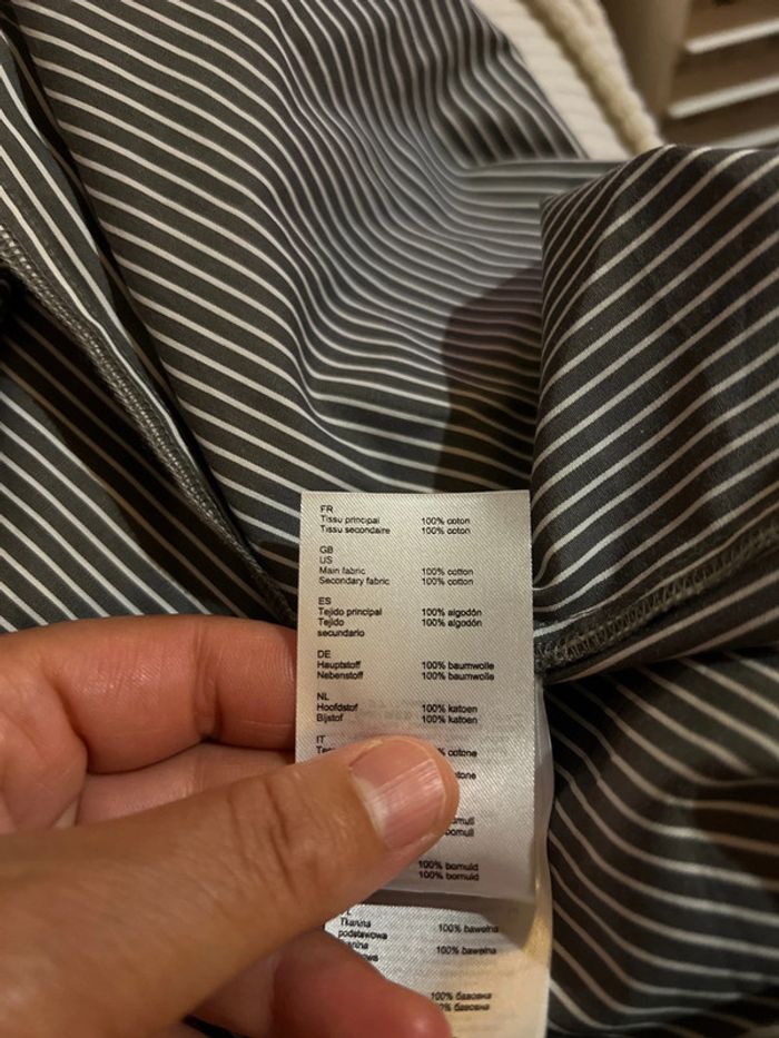 Chemise Maje à rayures Taille M - photo numéro 9