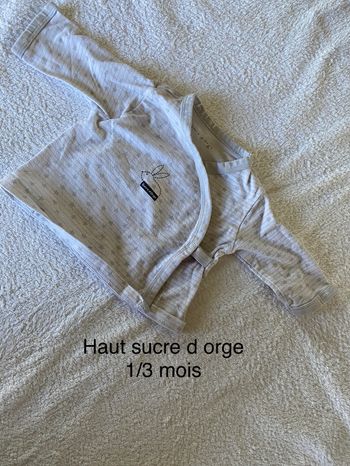 Haut sucre d orge 1/3 mois