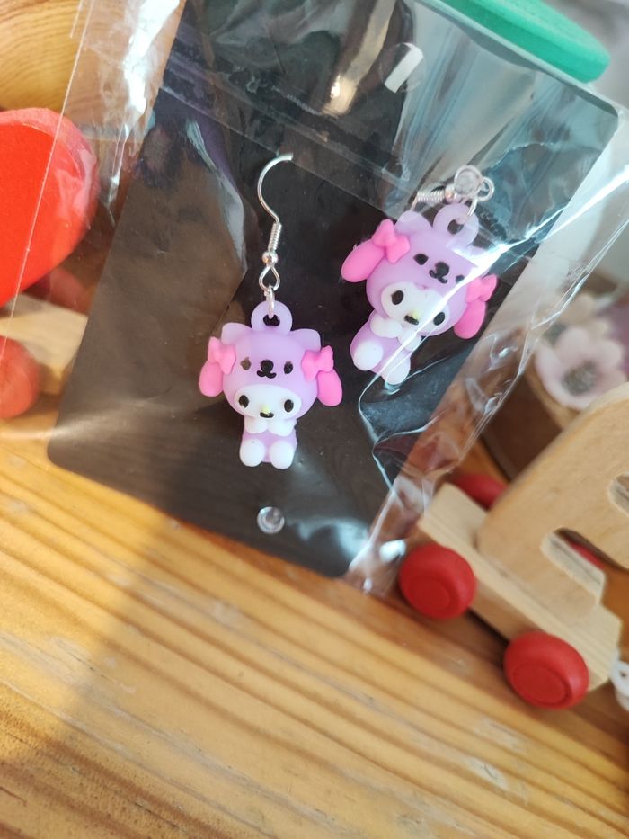 Boucles d'oreilles hello Kitty - photo numéro 4