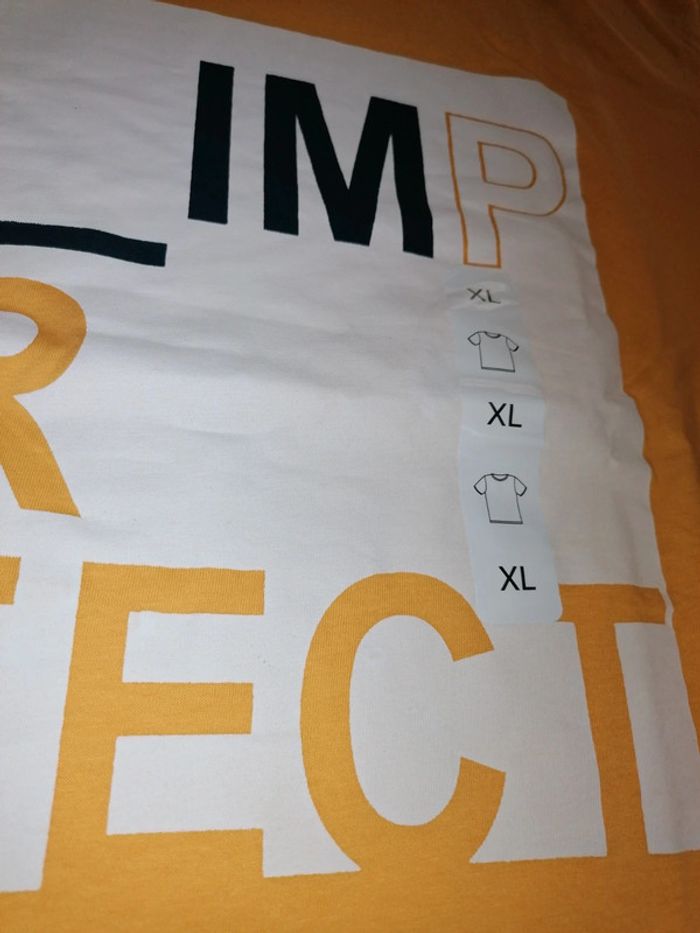 Tee-shirt jaune moutarde XL neuf etiqueté - photo numéro 4