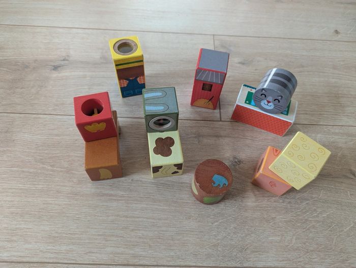 Cubes sensoriels Vilac ferme - photo numéro 2