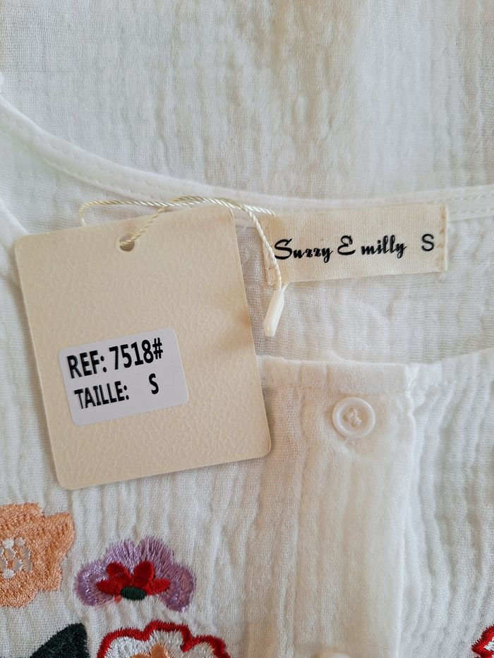Chemise en coton taille S marque Suzzy & Milly - photo numéro 5