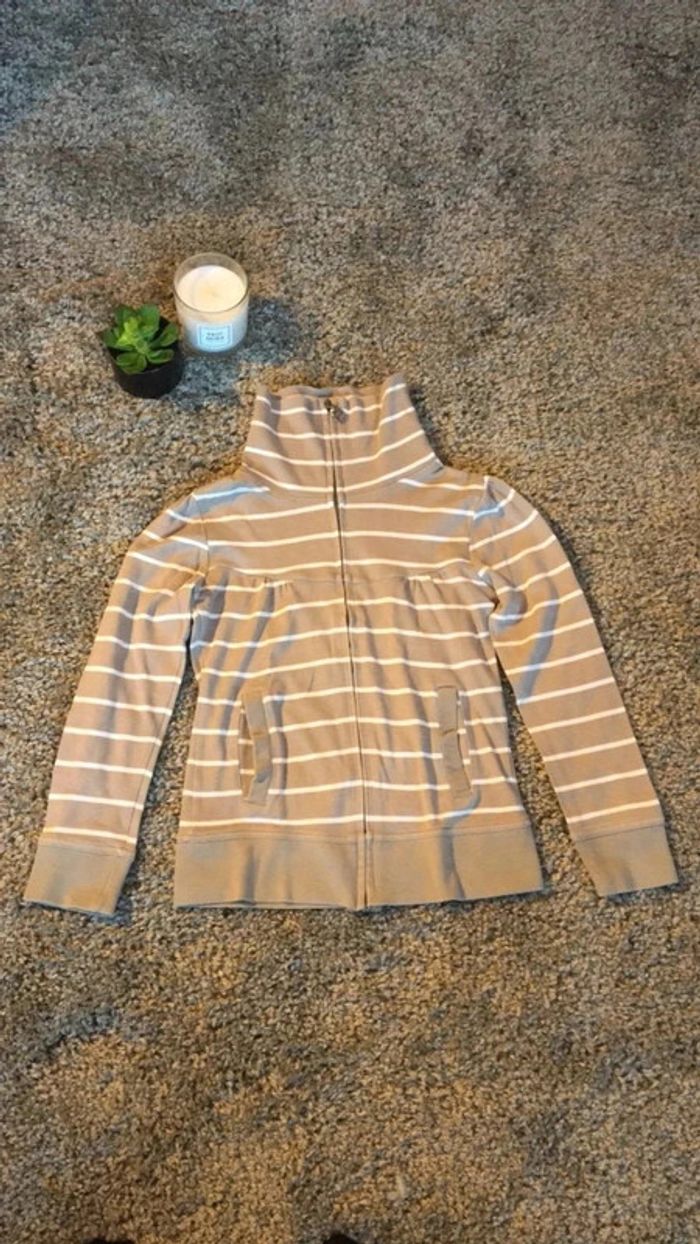Gilet zippé col roulé