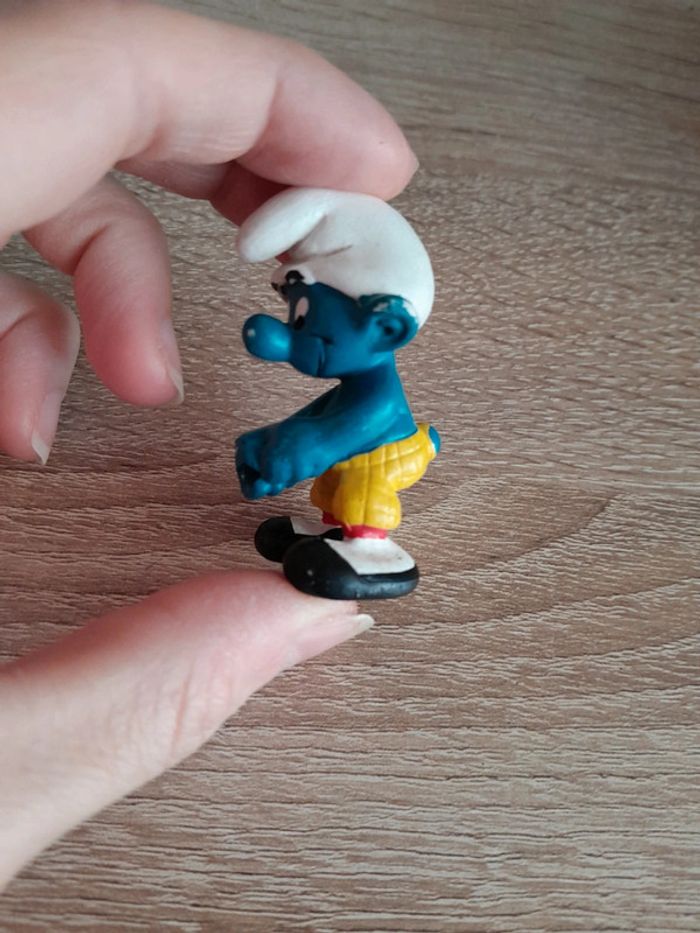 Magnifiques stroumpf golfeur ancien