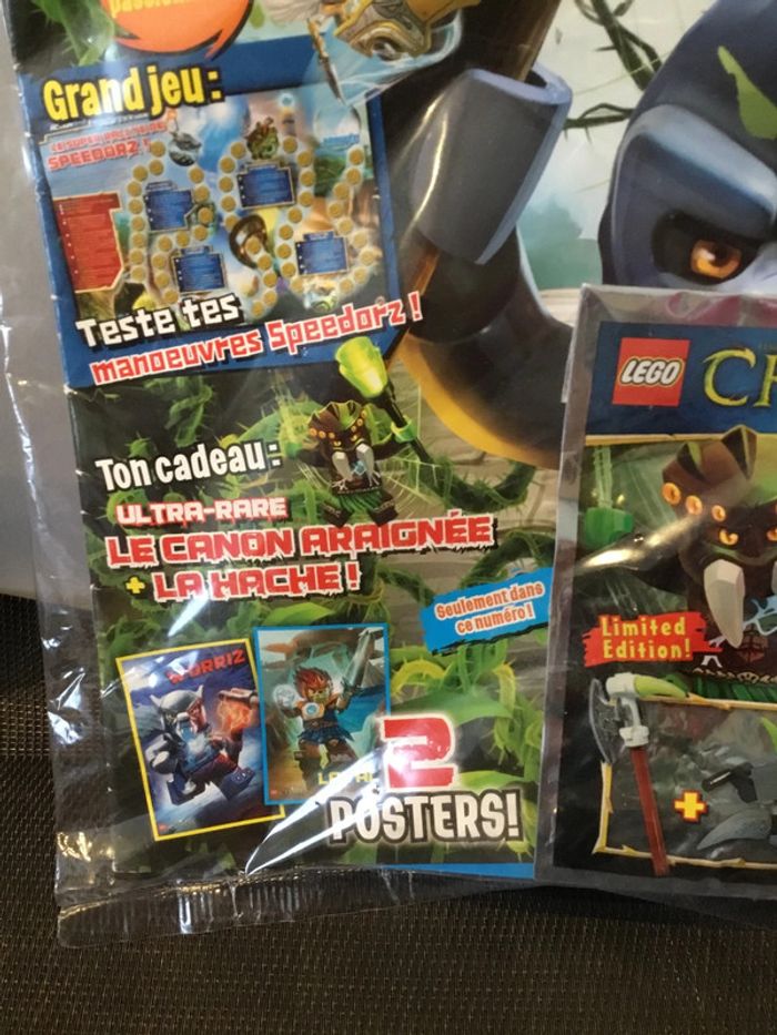 Lego Chima magazine + polybag le canon araignée + la hache édition limitée - photo numéro 3