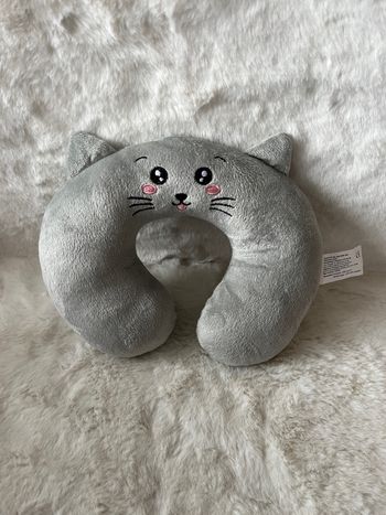Coussin cervical, coussin de voyage, coussin tour de cou chat pour enfant