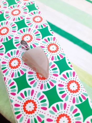 Pendentif agate beige