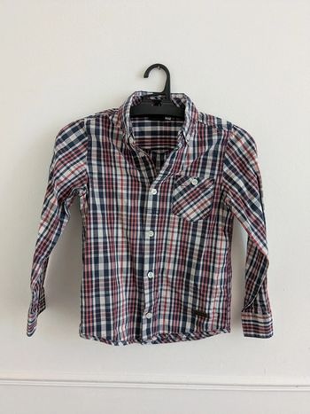 Chemise sergent major a carreaux 7 ans