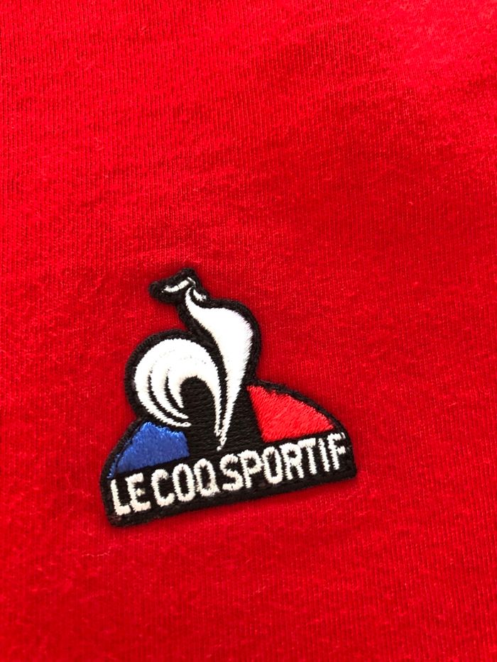 T shirt garçon rouge le coq sportif - photo numéro 10