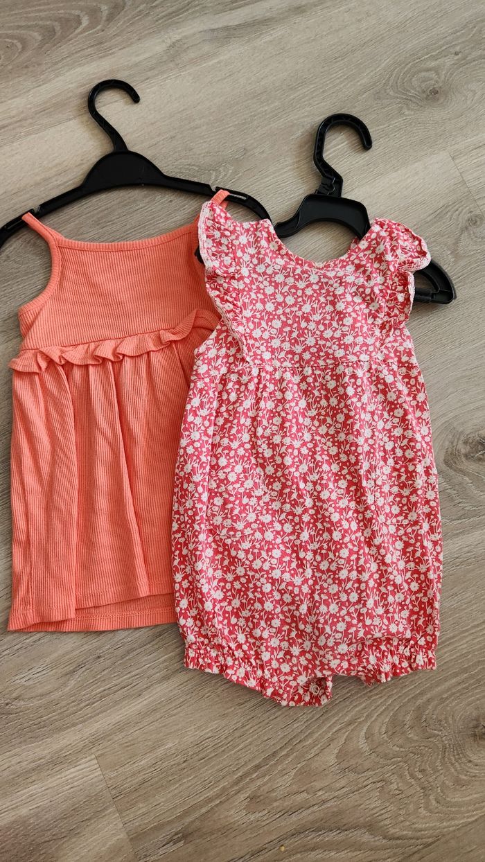 Robe et combinaison été 12 mois