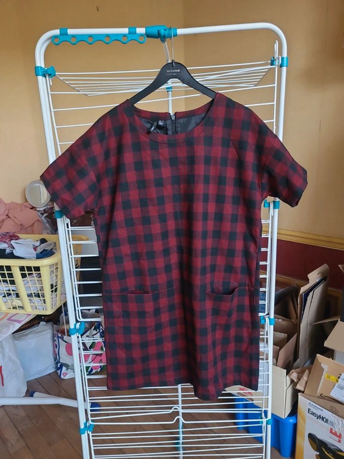 robe mango a carreaux taille 40 - photo numéro 6