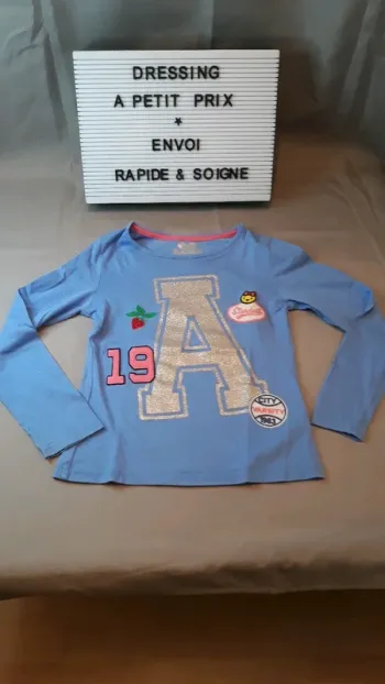 T shirt manche longue 5/6 ans