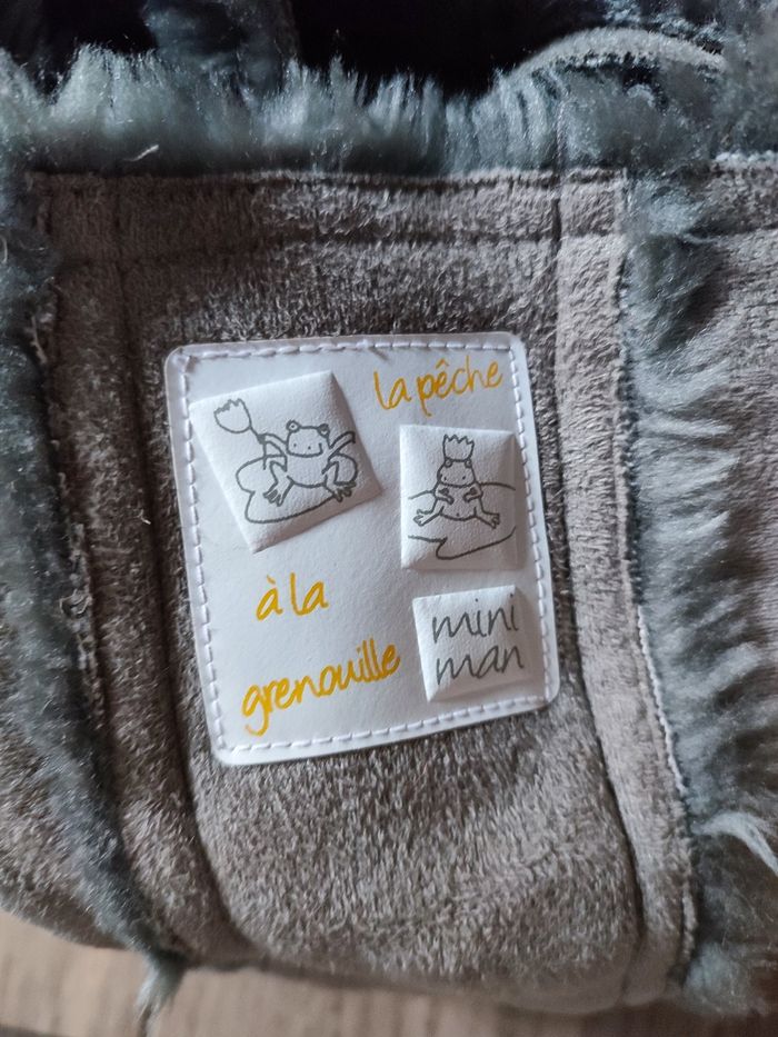 Manteau blouson aviateur Miniman 12 mois neuf - photo numéro 3