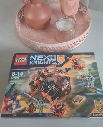 Lego Nexo Knights 70313 - Écrase-lave de Moltor + notice