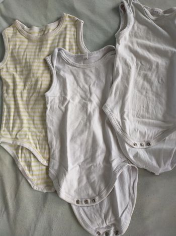 Lot 3 bodies sans manche