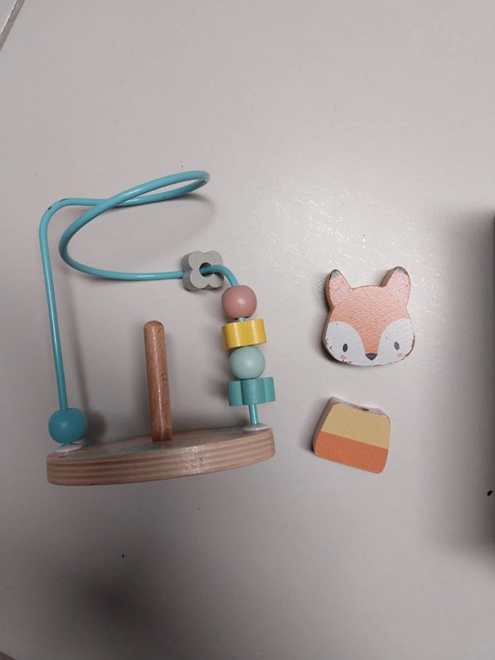 Jouet bébé en bois Janod avec figurine renard - photo numéro 5