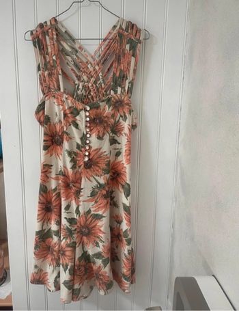 Robe short fleurie