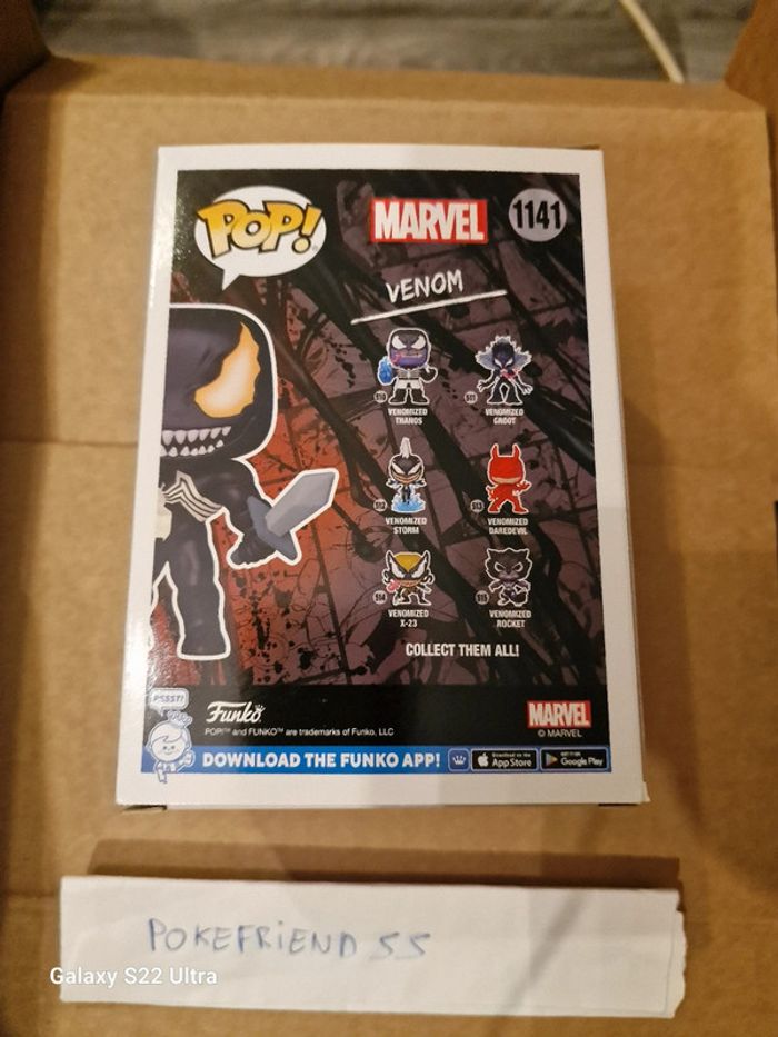 Venom gitd exclu funko 1141 - photo numéro 3
