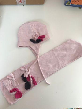 Ensemble bonnet + écharpe marèse taille 43 cm