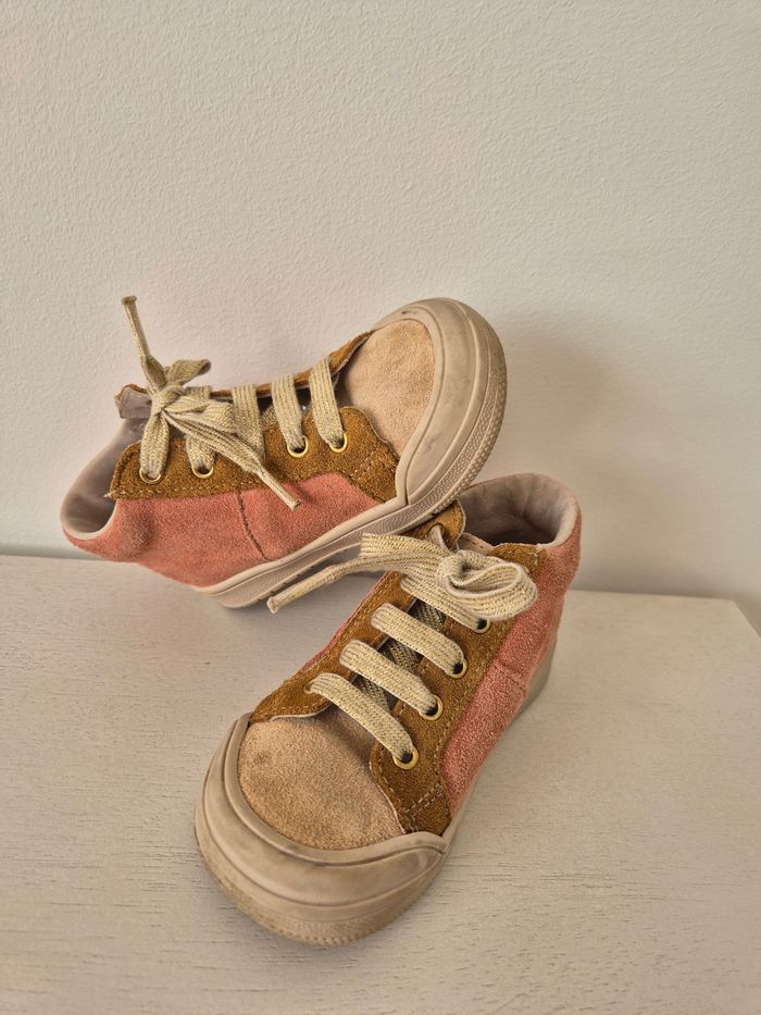 Chaussures montantes daim + cuir fille pointure 23 Bopy - photo numéro 9