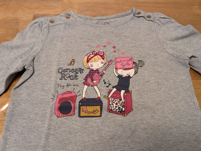 T-shirt fille 8 ans Sergent major - photo numéro 3