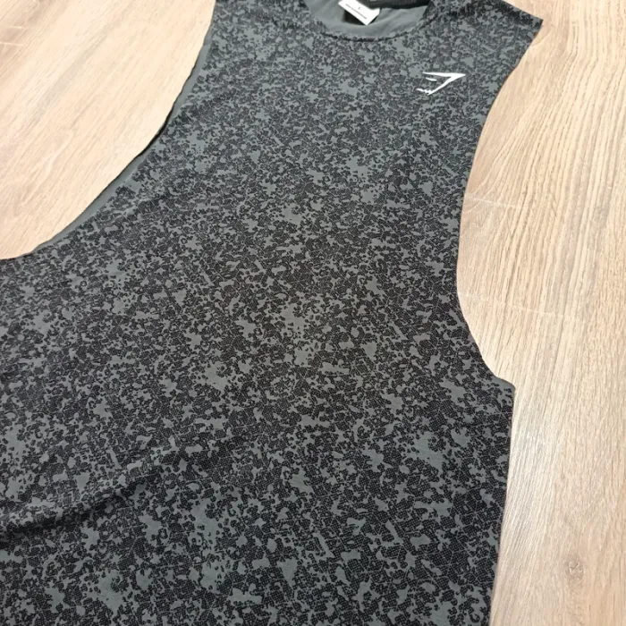 Teeshirt gymshark homme L débardeur gris foncé noir - photo numéro 2