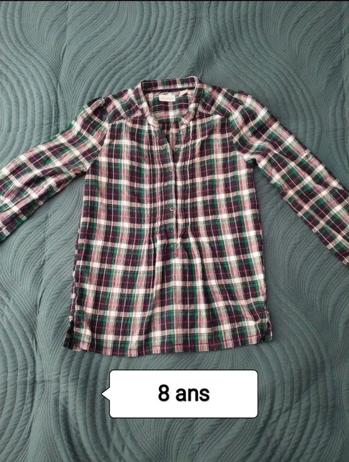 Chemise tunique okaidi 8 ans