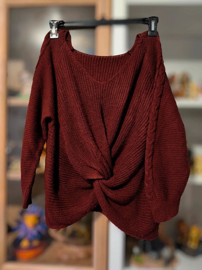 Pull bordeaux de chez shein