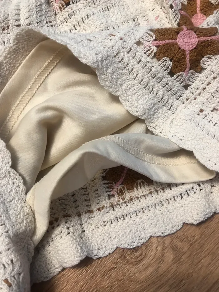 Short été crochet beige - photo numéro 5