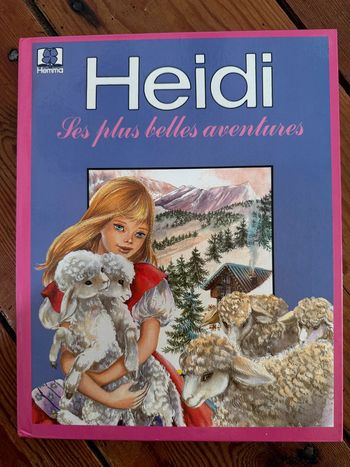 Livre recueil vintage Heidi Les plus belles histoires Hemma 6 histoires